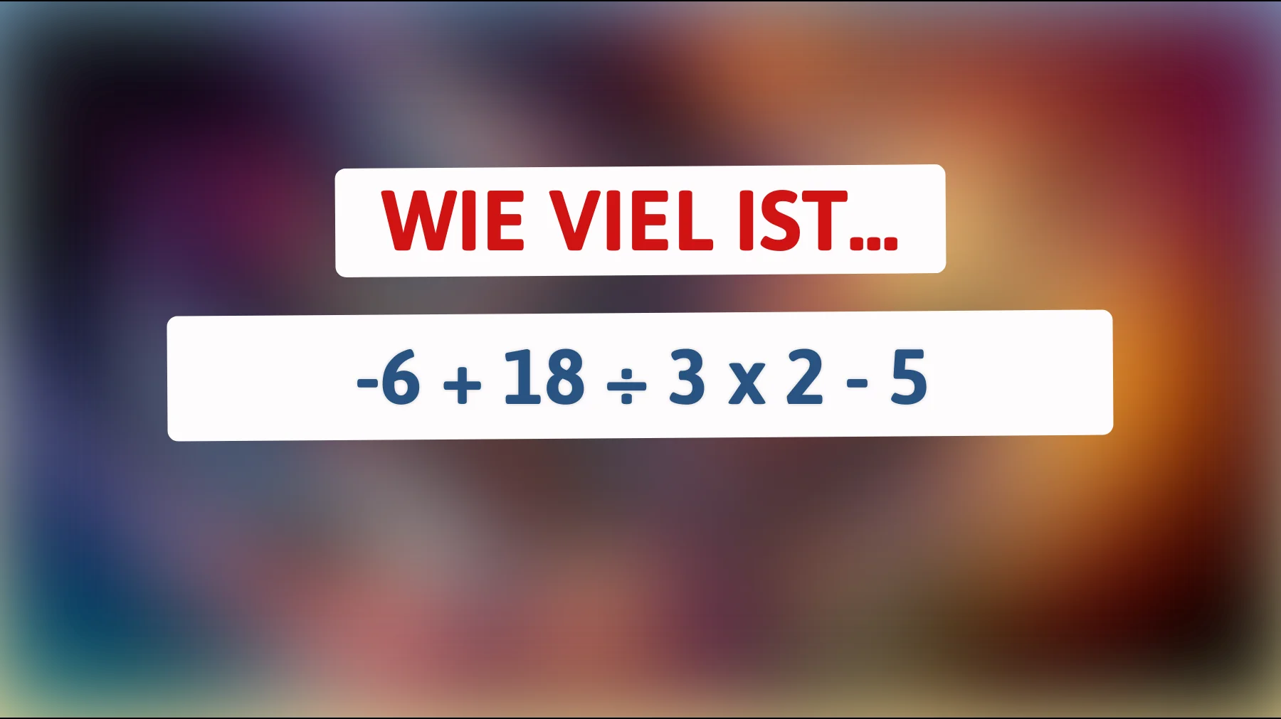 Nur die Klügsten lösen das richtig: Schaffst du dieses einfache Rechenrätsel ohne Fehler?"