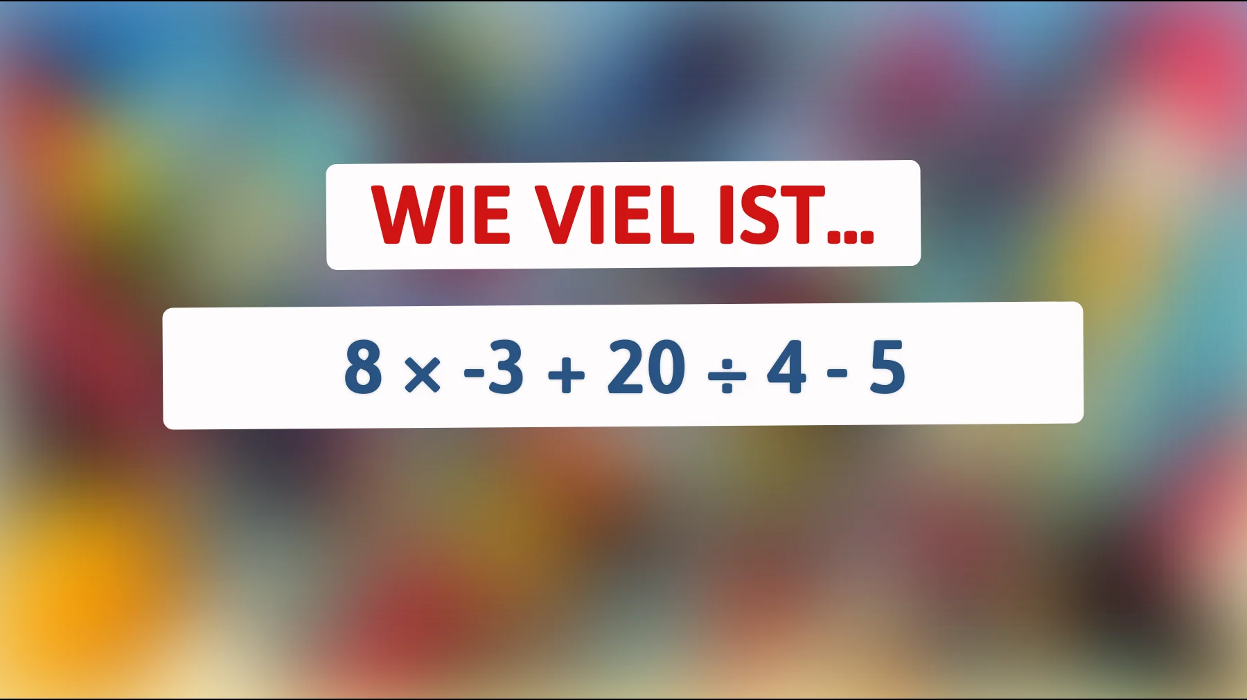 Nur wenige lösen das richtig: Schaffst du diese einfache Rechnung wirklich?"